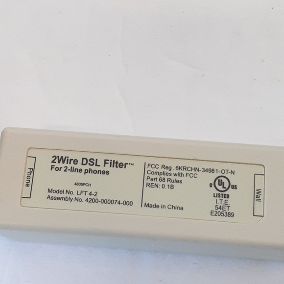 Metropolis Conair Rotary Push Button Style Phone With 2Wire DSL Filter - Picture 15 of 16